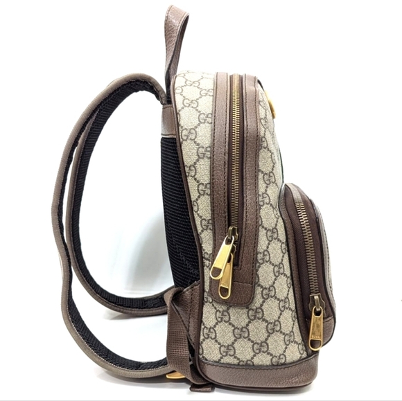 ✨️💎Authentic Gucci OPHIDIA Small GG Supreme Backpack - Picture 15 of 16